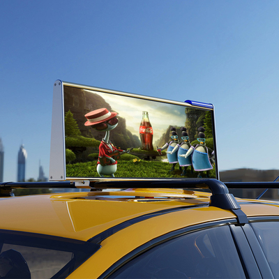Digitaces que hacen publicidad de la pantalla LED de la pantalla LED SMD Front Access Taxi Top del tejado del taxi