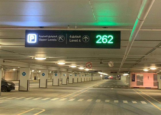 Clase variable de la protección de la muestra IP65 de los liendres LED del mensaje que parquea 12400