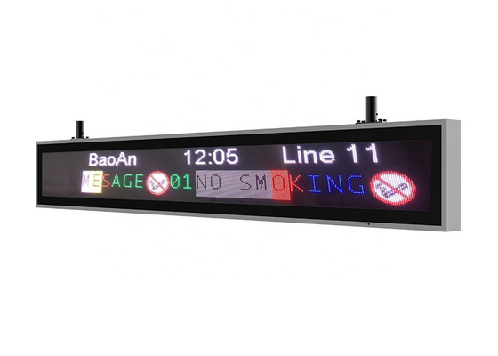 Exhibición de mensaje de la matriz de P6 P8 P10 LED para la estación de metro del metro del autobús