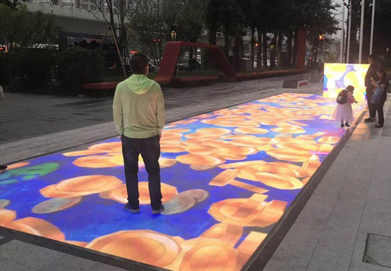 Dancefloor video LED de la pantalla interactiva de P2.97 P3.91 P4.81 P5.2 P6.25