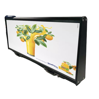 Muestra máxima del vehículo de los lados del doble de la pantalla LED del tejado del taxi de 250W Avg 150W