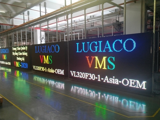 Límite de velocidad dinámico del camino del tablero de mensajes IP56 que advierte el logotipo modificado para requisitos particulares