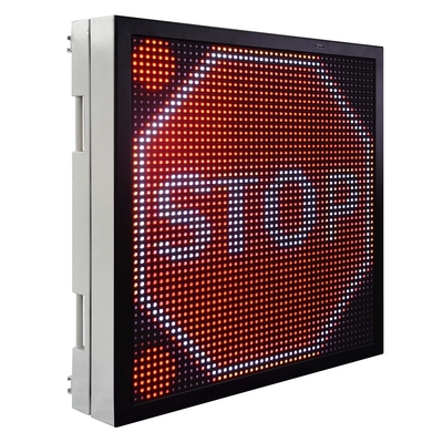 Tablero amonestador de velocidad de EN12966 NTCIP P25 del límite del tráfico eléctrico de la muestra
