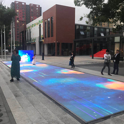 Diseño anti interactivo iluminado del resbalón de HD P4.81 LED Dance Floor