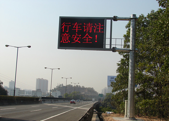 La autopista VMS de la INMERSIÓN P10 firma al tablero de mensajes largo de la seguridad de la vida útil