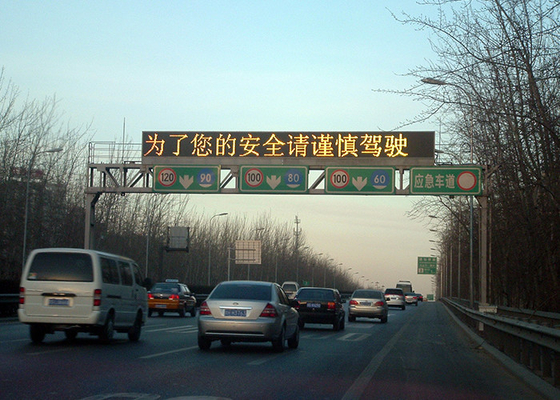 Uso del túnel de la carretera de la pantalla LED de VMS del tráfico de EN12966 NTCIP P20mm