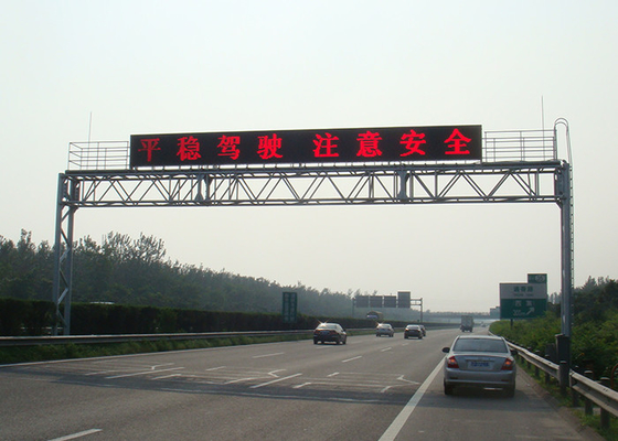 La autopista VMS de la carretera de P16 P20 firma el tablero al aire libre del LED Digital