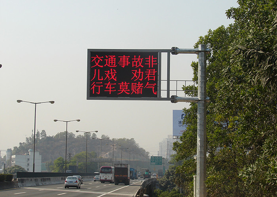 Pantalla LED al aire libre a todo color de las señales de tráfico variables de la INMERSIÓN P20 IP56