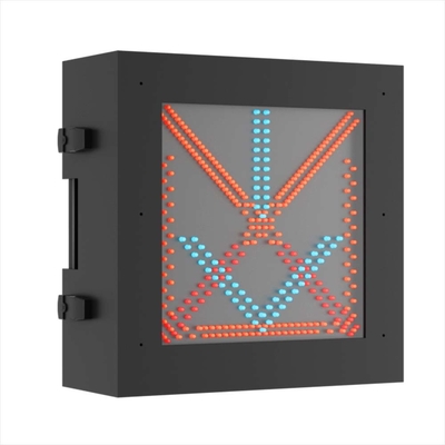 800*800m m LED Lane Control firma la señal verde de la flecha de la Cruz Roja