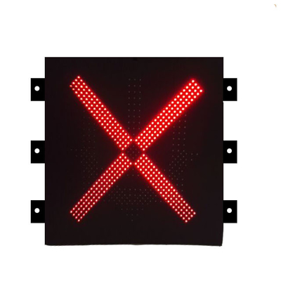 NTCIP LED Lane Control firma la señal de seguridad verde de la flecha de la Cruz Roja