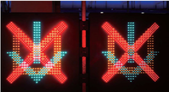 Gabinete ligero solar variable de la aleación de aluminio de la señal de tráfico de VMS LED