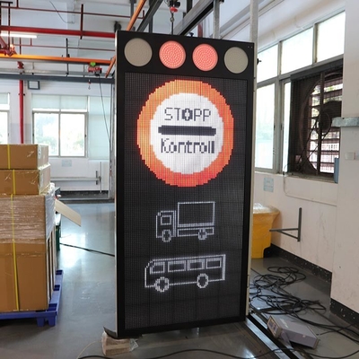 16×8 el módulo LED VMS firma la tablilla de anuncios variable de mensaje del LED