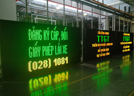 El LED a todo color VMS firma la exhibición de la dirección del tráfico del alto brillo