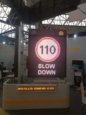 Autopista periódica electrónica VMS de Digitaces LED de la muestra del límite de velocidad de P12mm