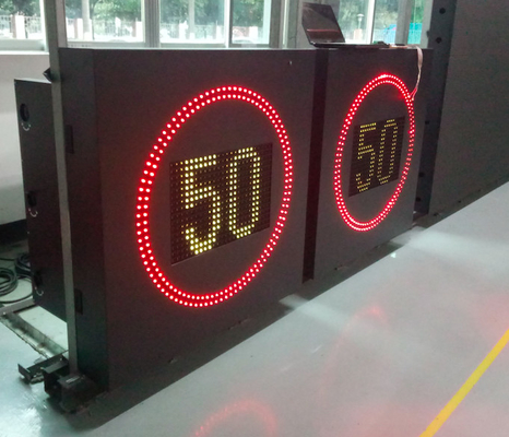 tablero de mensajes electrónico del tráfico de Digitaces de la muestra del límite de velocidad de 50W P20
