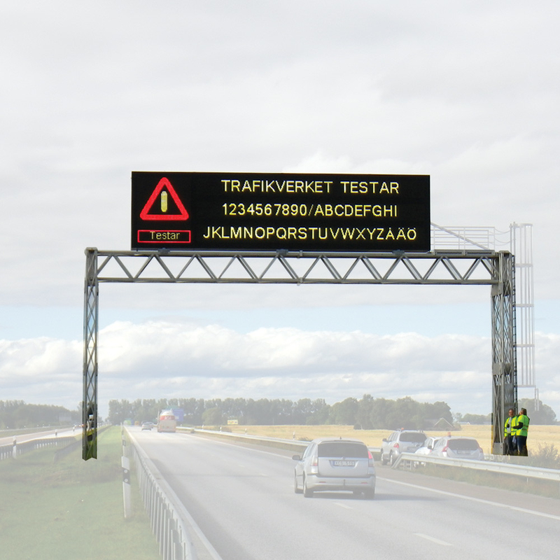 El control de tráfico a todo color de EN12966 LED firma al tablero de mensajes dinámico