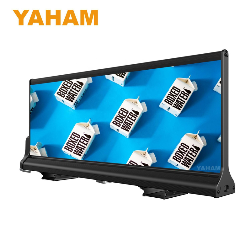 Pantalla LED del top del taxi de la FCC del CE ROHS de la publicidad 12kg IP65 del top del tejado del coche de SMD LED